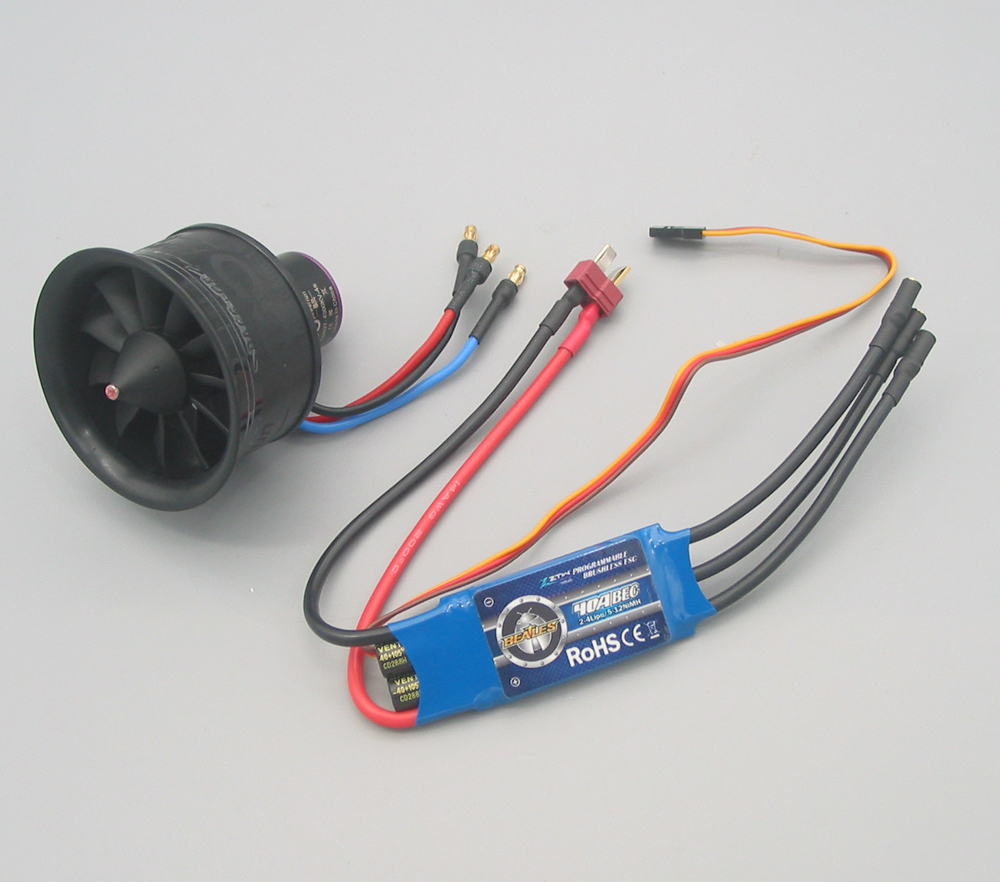 Powerfun 50mm 11 Blade 4900Kv EDF Power Combo For 3S